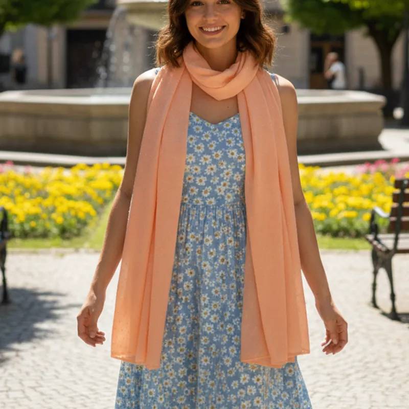 Lote de 13 Pashminas de Tela, Media Estación, 4