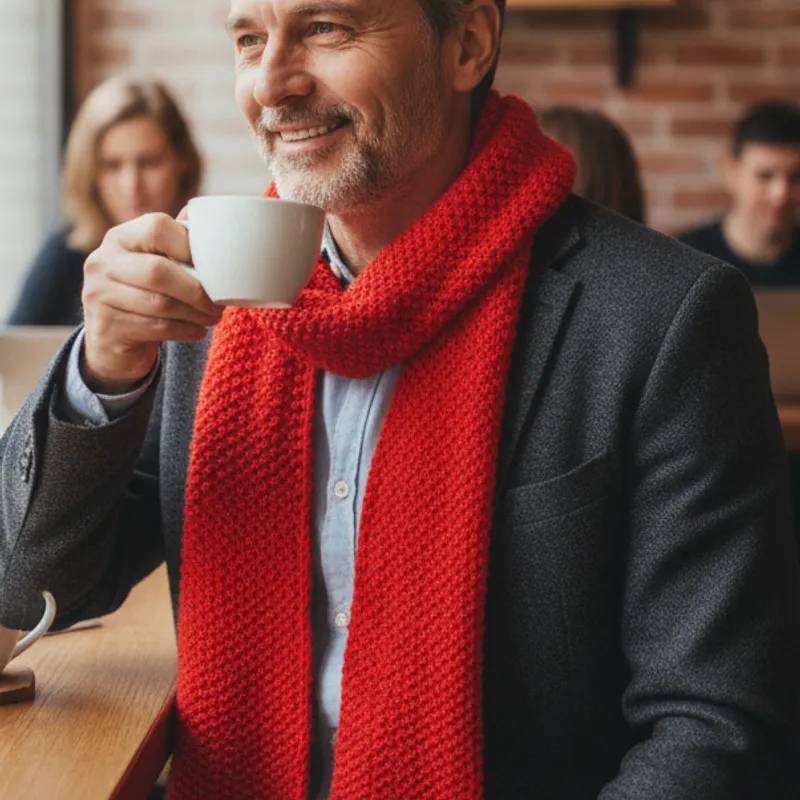 Pack X 3 Bufandas Clásicas Tejidas en Lana 3