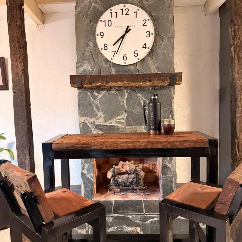 Barra Desayunador Rustico Industrial 3