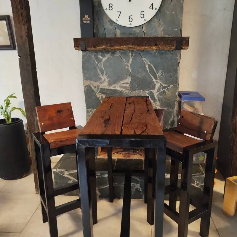 Barra Desayunador Rustico Industrial 4