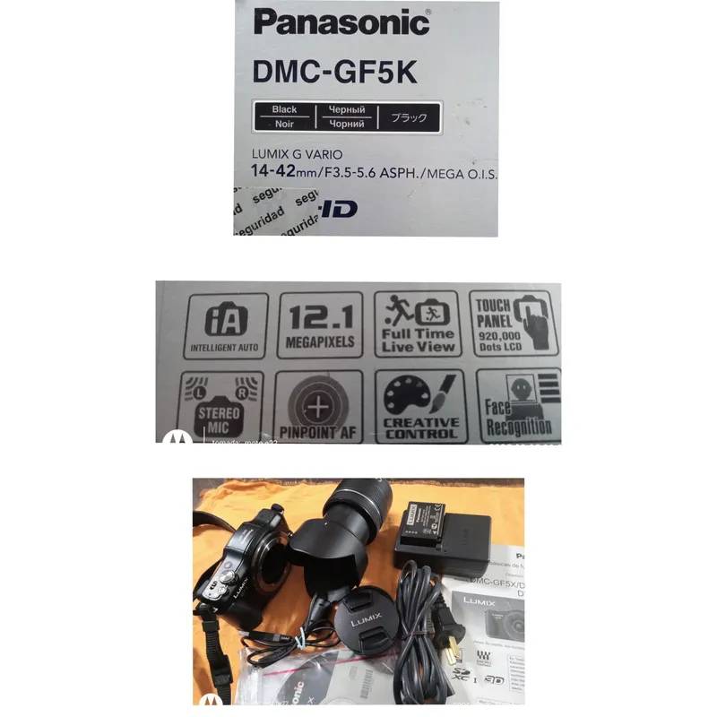 Camara Panasonic Dmc-gf5k Lumix 3