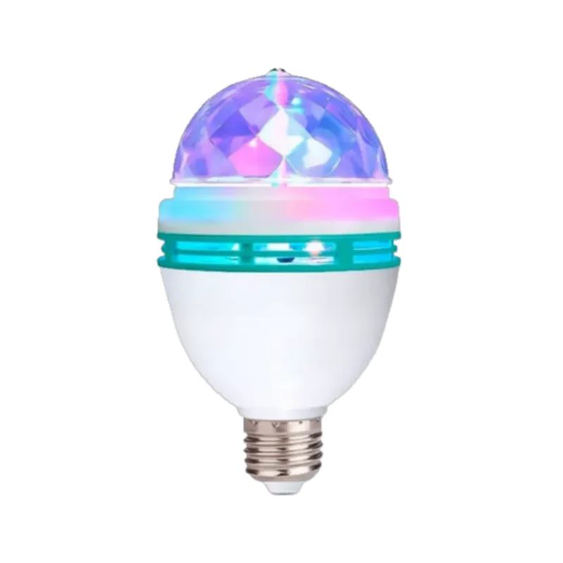 Lampara Led de Colores Giratoria
