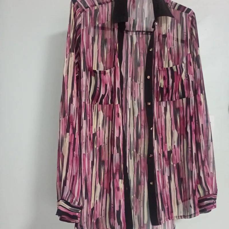 Camisa de Gasa Mangas Largas