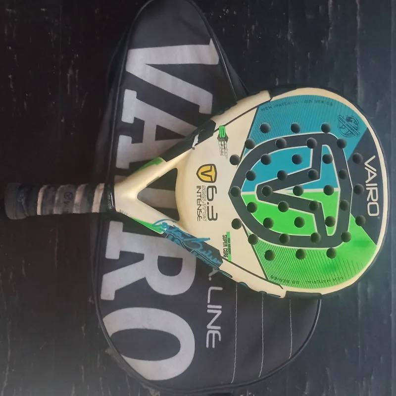Paleta de Padel Vairo 6.3 Intense Impecable C/funda!!! 2