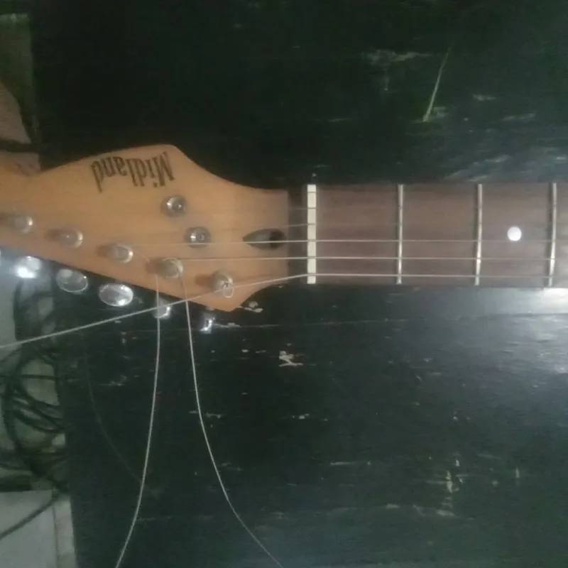 Guitarra Electrica Midland Stratocaster Excelente Estad 4