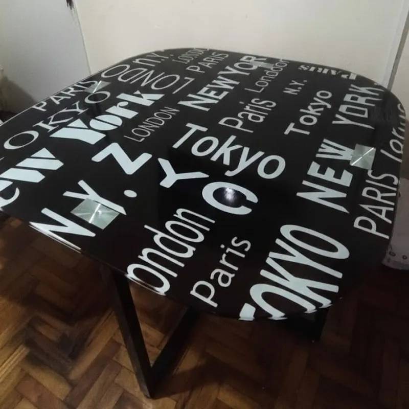 Mesa de Vidrio 90x90 M+design