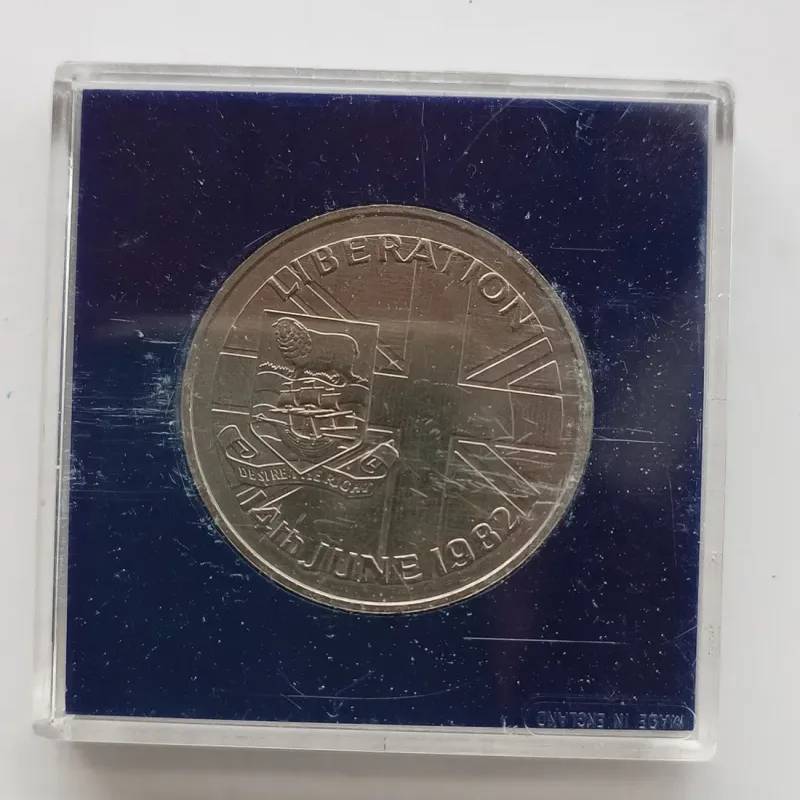 Moneda Conmemorativa 50 Pence - Falkland Liberation 4