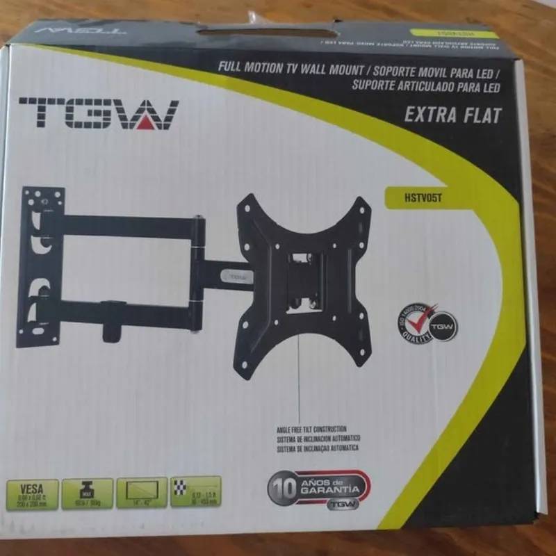 Soporte Tv Led Pared Articulado Brazo Móvil 14 a 42" 3