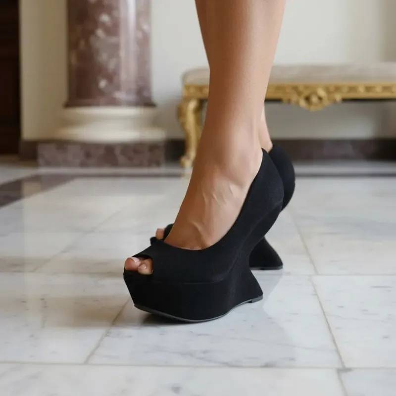 Taco Vizzano Stiletto Clásico Plataforma Mujer