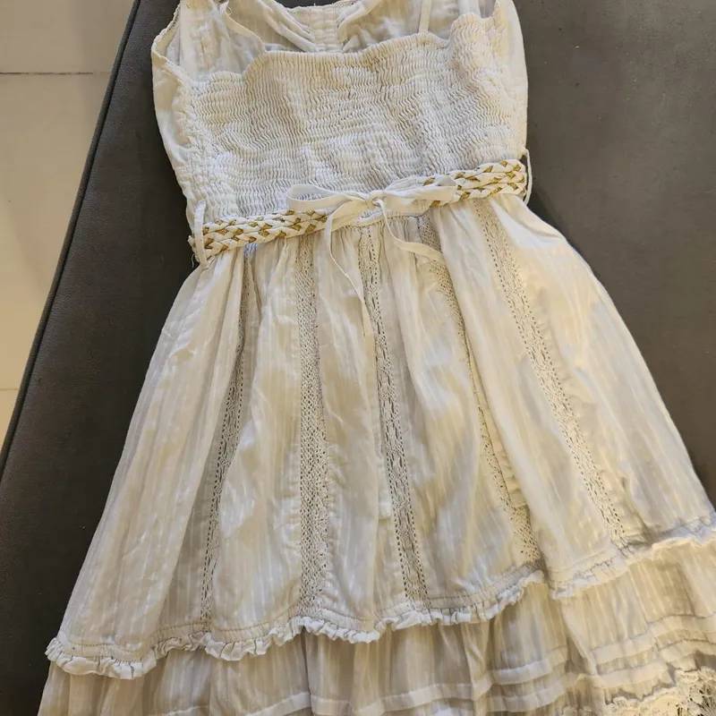 Vestido Solera Rapsodia Vestir Dama Talle S Blanco 2