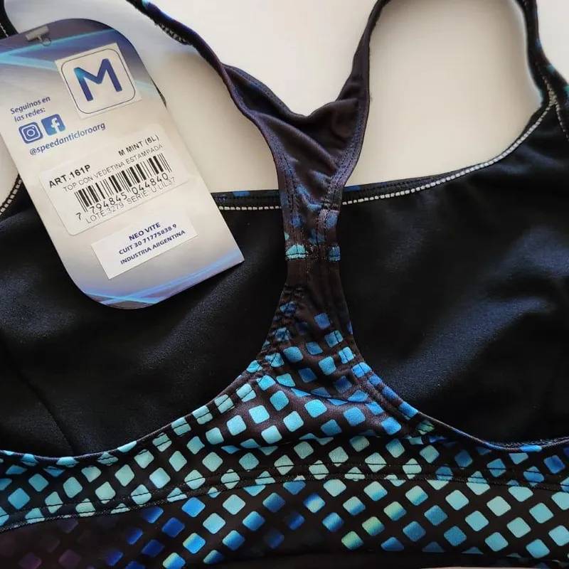 Malla de Natación de Dos Piezas (top y Culote)t M S/uso 2