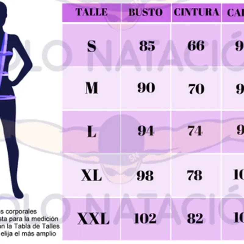 Malla de Natación de Dos Piezas (top y Culote)t M S/uso 4