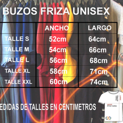 Buzo Friza Canguro la Renga 2