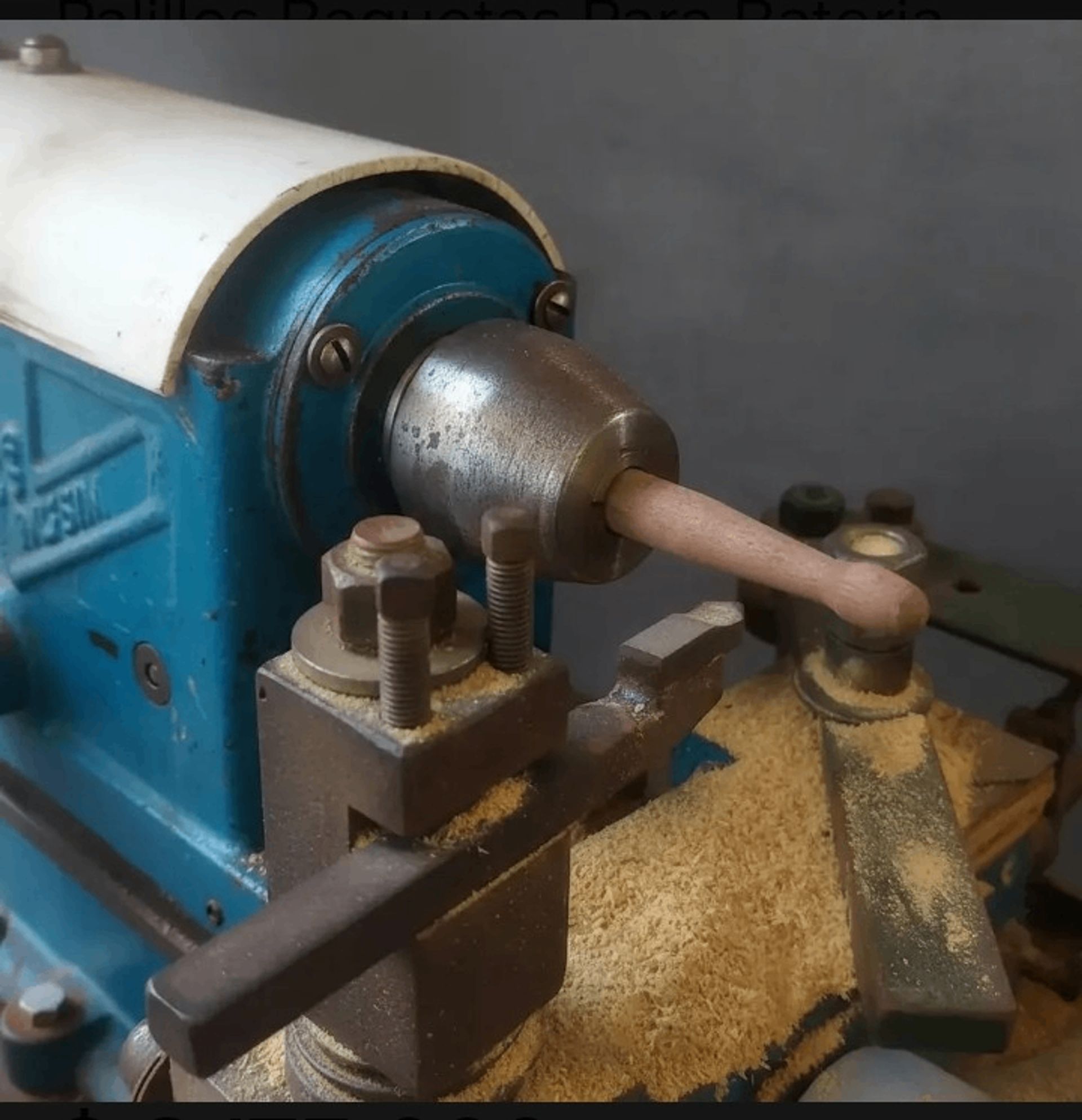 Torno Máquina para Fabricar Baquetas Palillos Batería