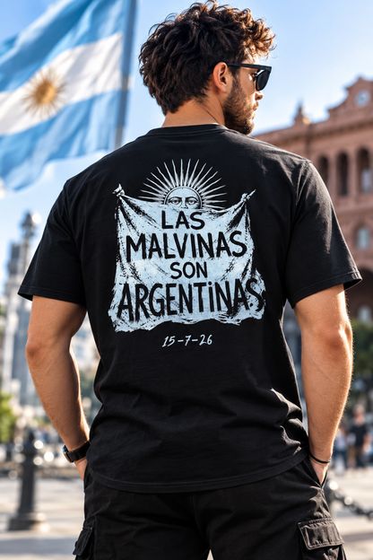 Remera Argentina 3estrellas Malvinas 1
