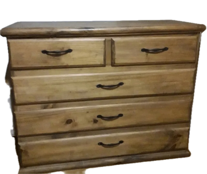 Cajonera Cómoda de Pino + Lampara 1