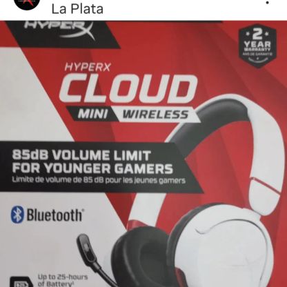 Auricular Hyperx Cloud Mini Gaming P/niños! Laplata 2