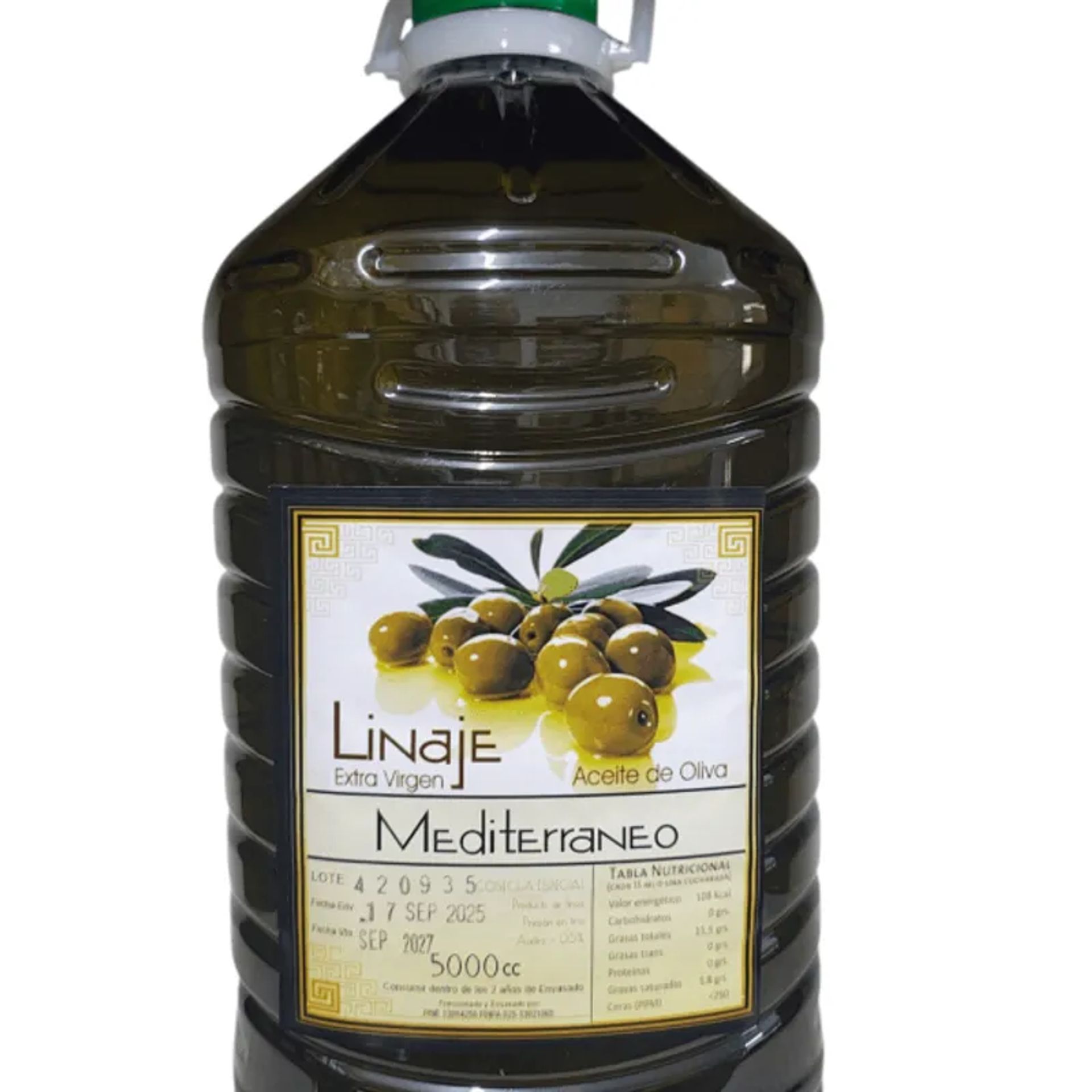 Aceite de Oliva Extra Virgen X 5 Litros