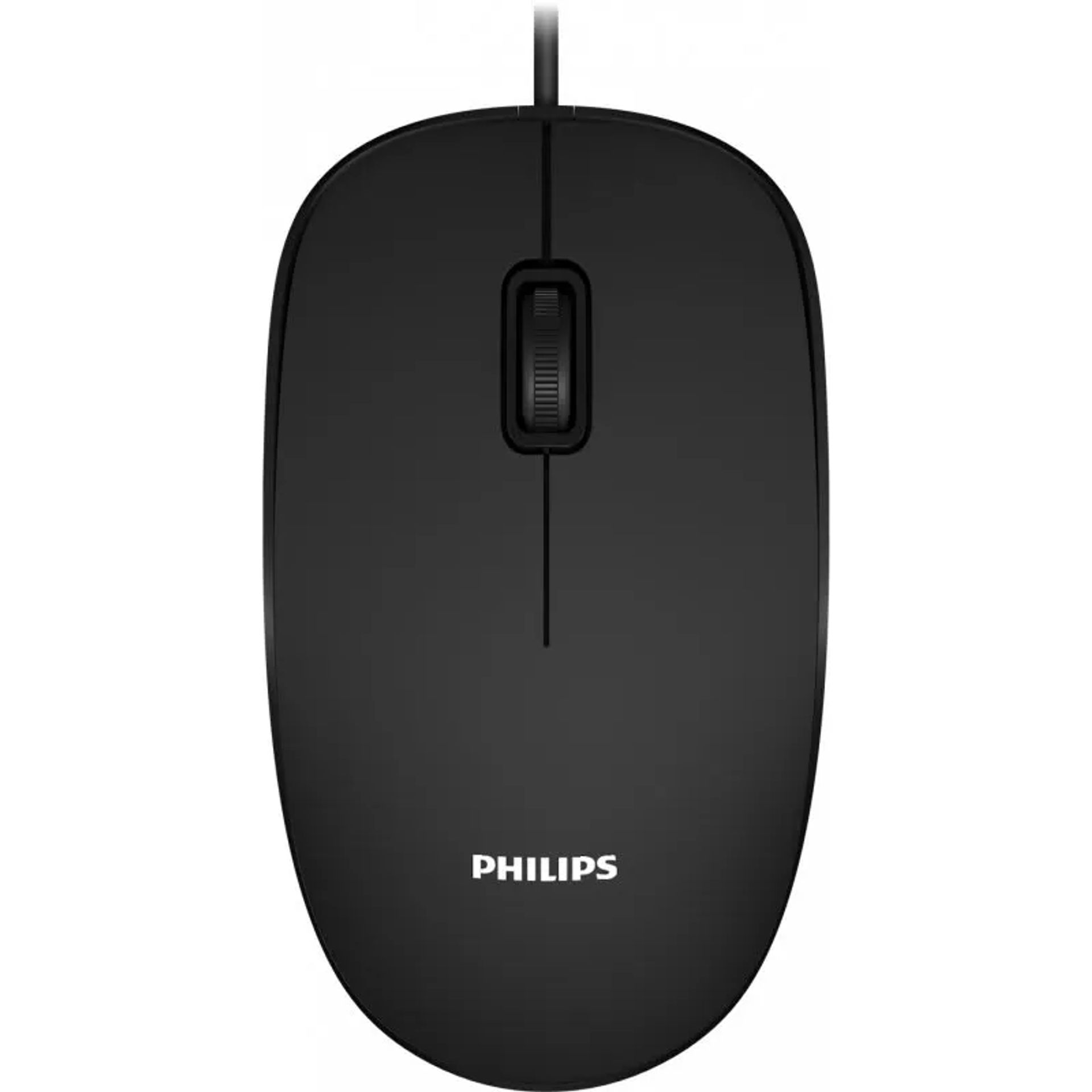 Mouse Philips M334 Usb Negro Ergonomico