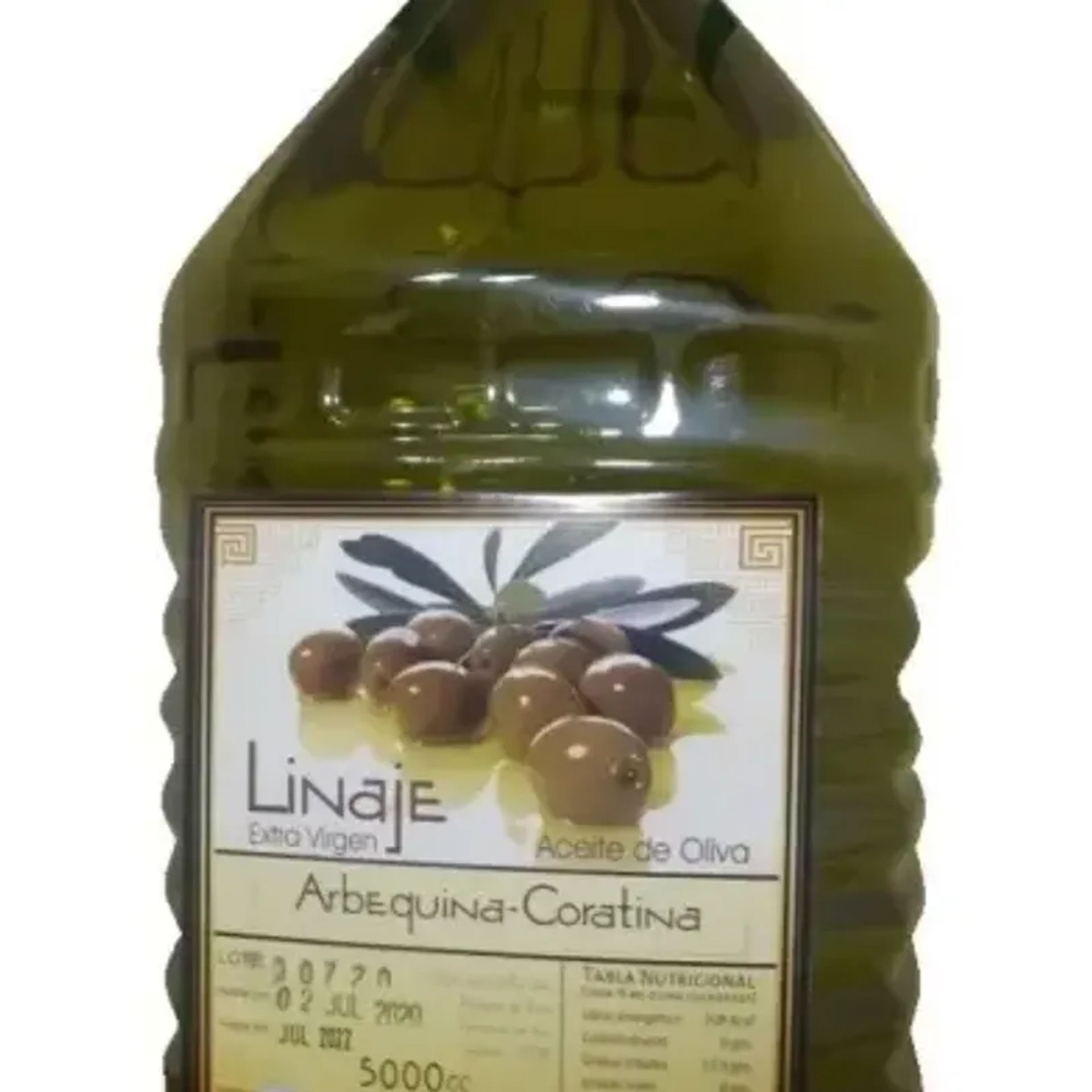 Aceite de Oliva Extra Virgen Arbequina Coratina X 5 L