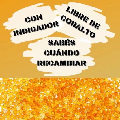 Silicagel Desecante Antihumedad sin Cobalto 250 Naranja 2