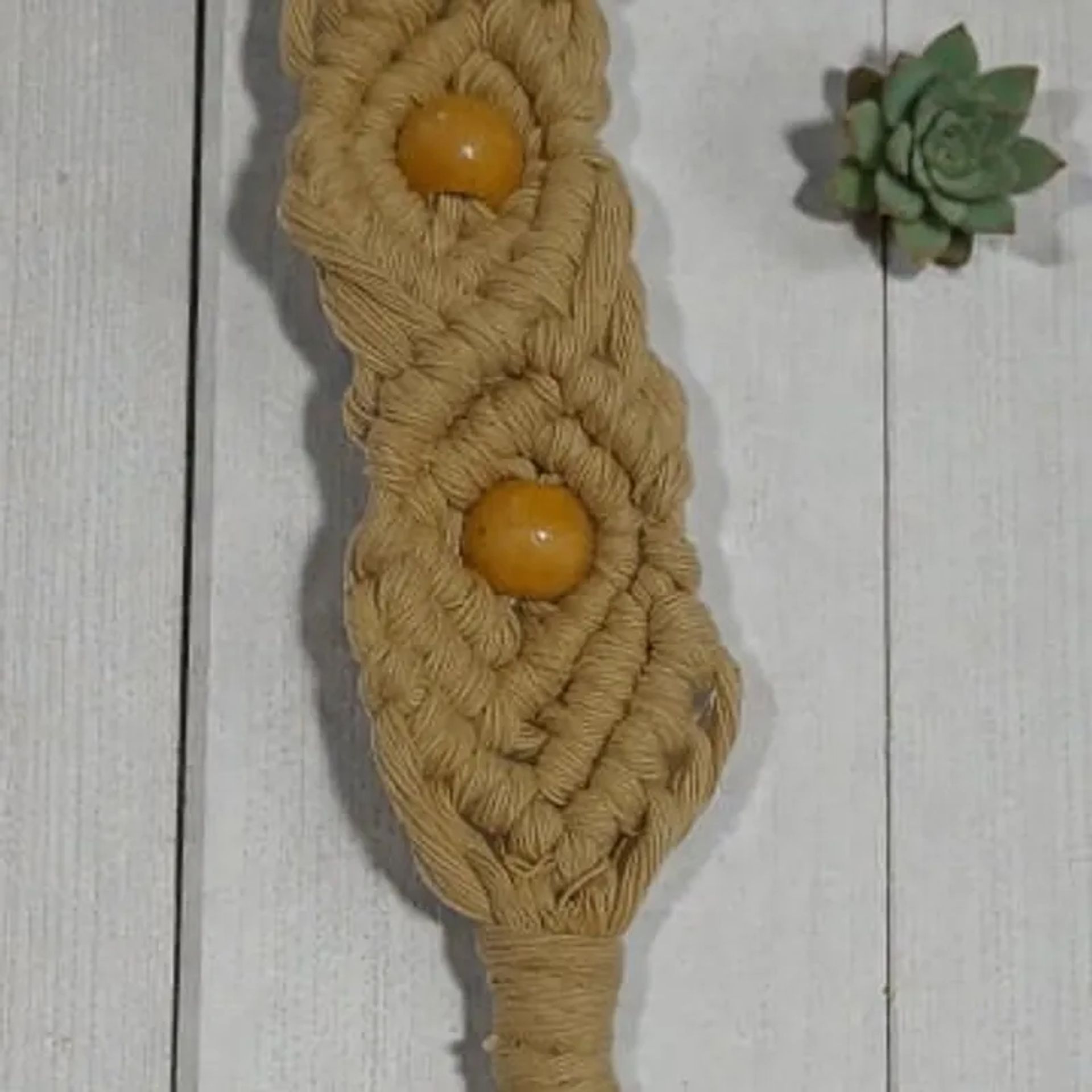 Llavero en Macramé