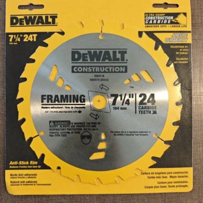 Disco Dewalt Sierra Circular 184mm 3
