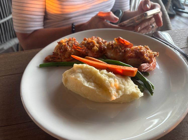 D Crab Stuffed Prawns
