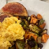 Sweet Potato & Brussels