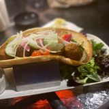 Falafel Naan Sandwich