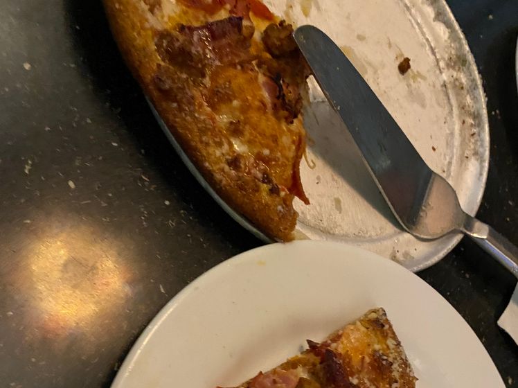 Small Mighty Meaty Pizza