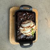 WARM CHOCOLATE BROWNIE