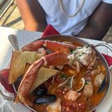 Garlic Prawn Linguine