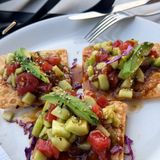OB Ahi Poke Wonton Crisps