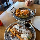 Waffles Banana Crm Brulee