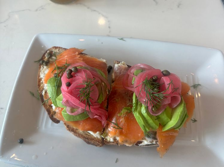 Smoked Salmon Toast