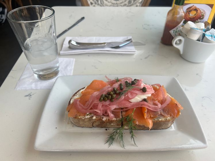 Smoked Salmon Toast