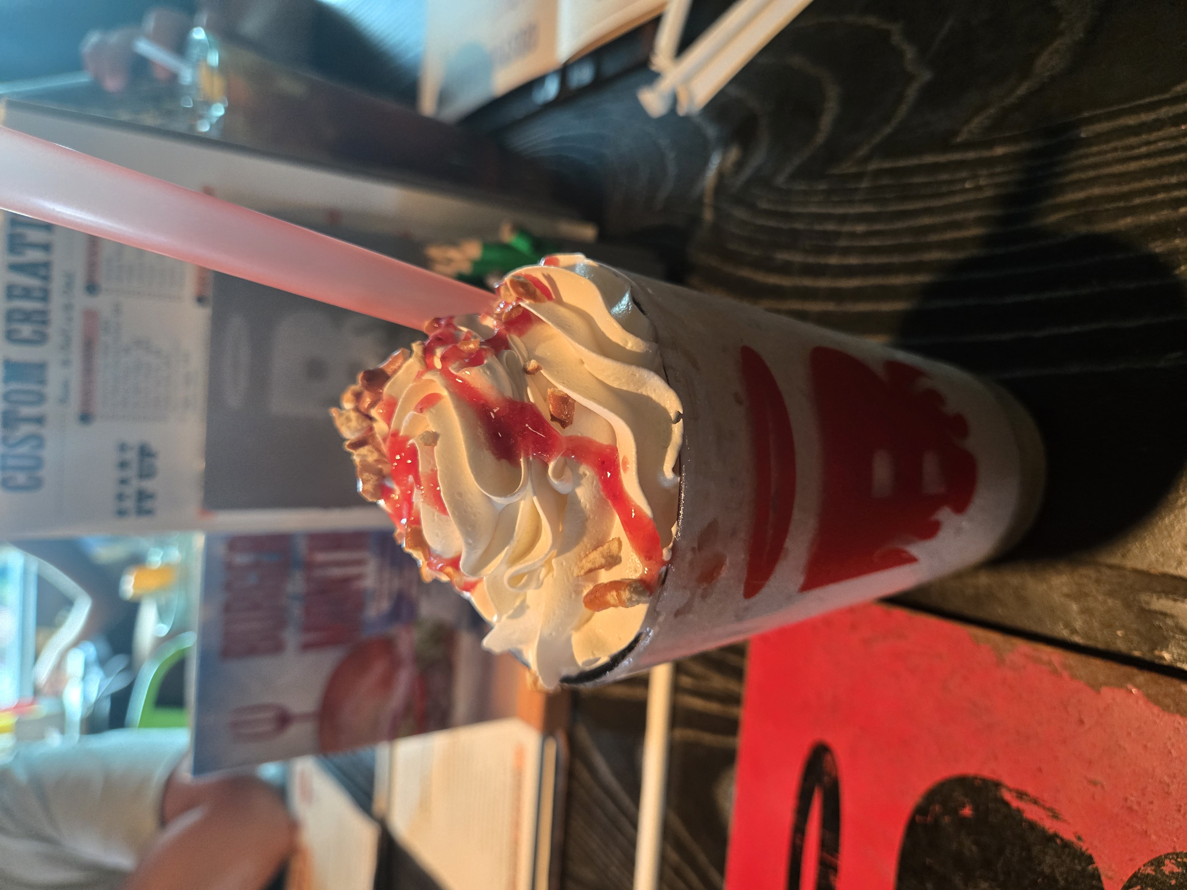 Strawberry Pretzel Shake