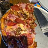 Small Mighty Meaty Pizza