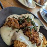 Fried Chick & Bisc Thighs