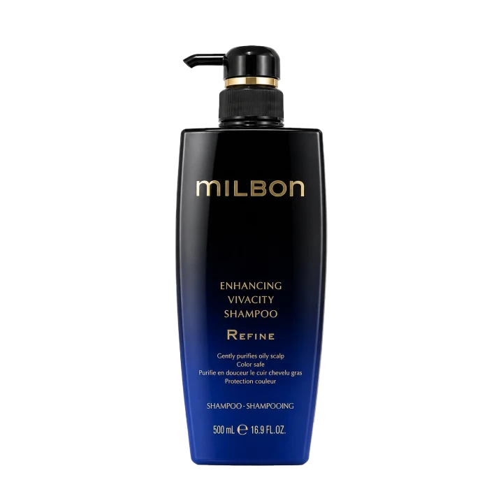 豐盈防脫洗髮水 (控油型) 500ml · Milbon ENHANCING VIVACITY SHAMPOO REFINE 500ml