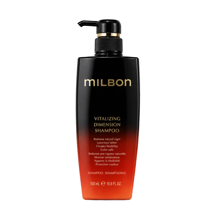 彈力強韌洗髮水 500ml · Milbon VITALIZING DIMENSION SHAMPOO 500ml