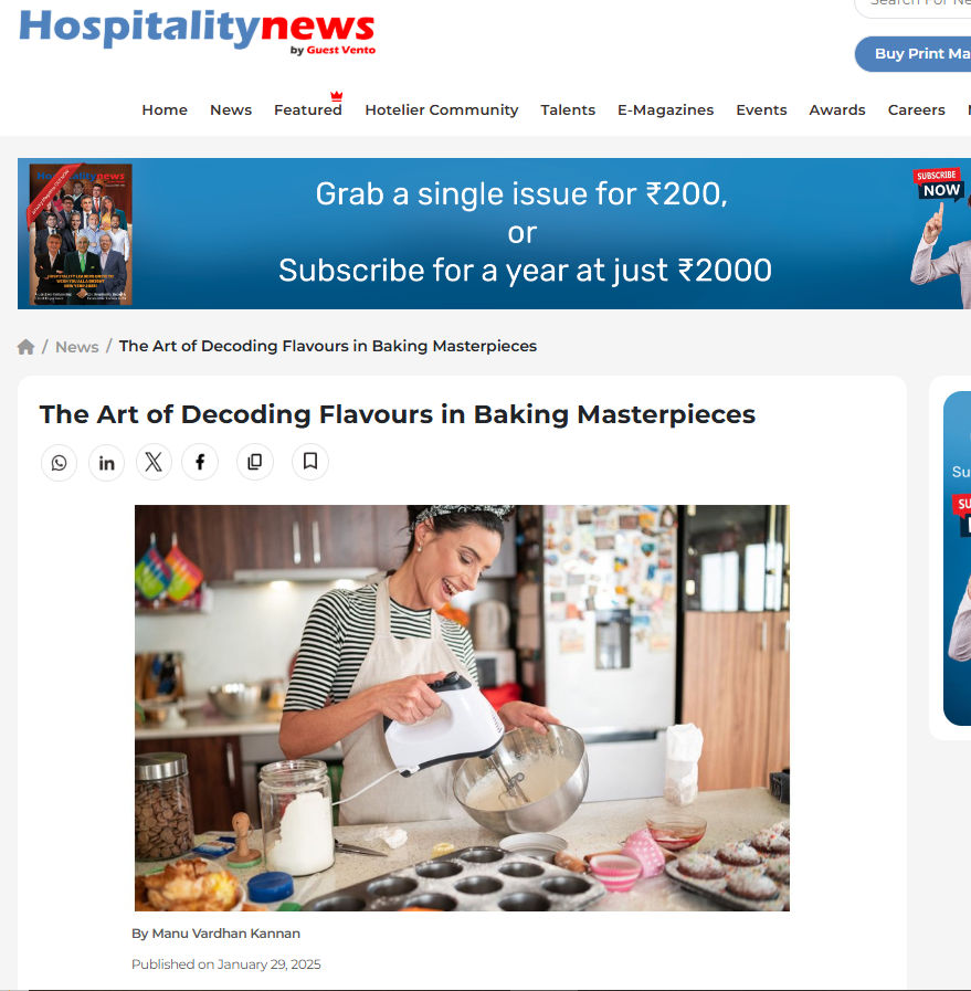 The Art of Decoding Flavours in Baking Masterpiece