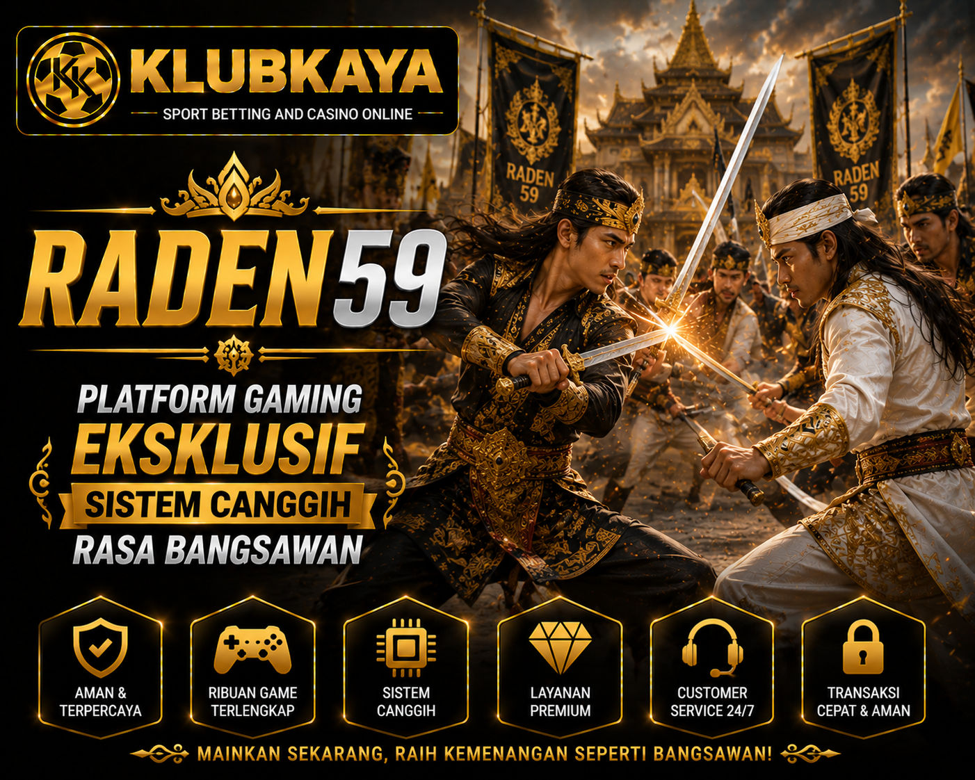 RADEN59 : Platform Gaming Eksklusif Sistem Canggih Rasa Bangsawan