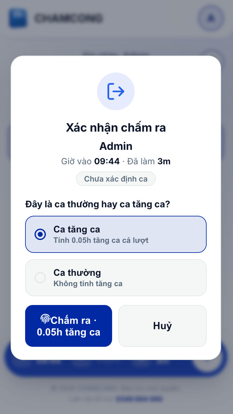 Chọn Ca thường hay Ca tăng ca
