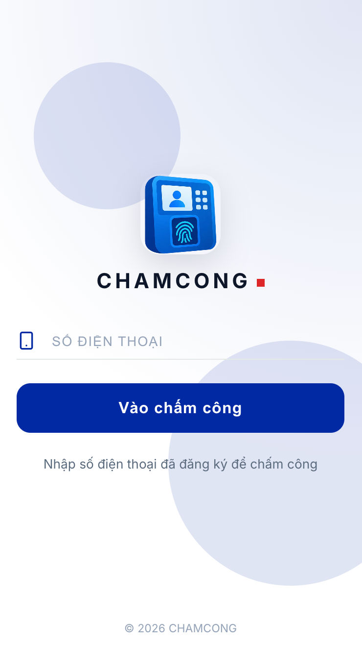 Bước 1 — nhập số điện thoại