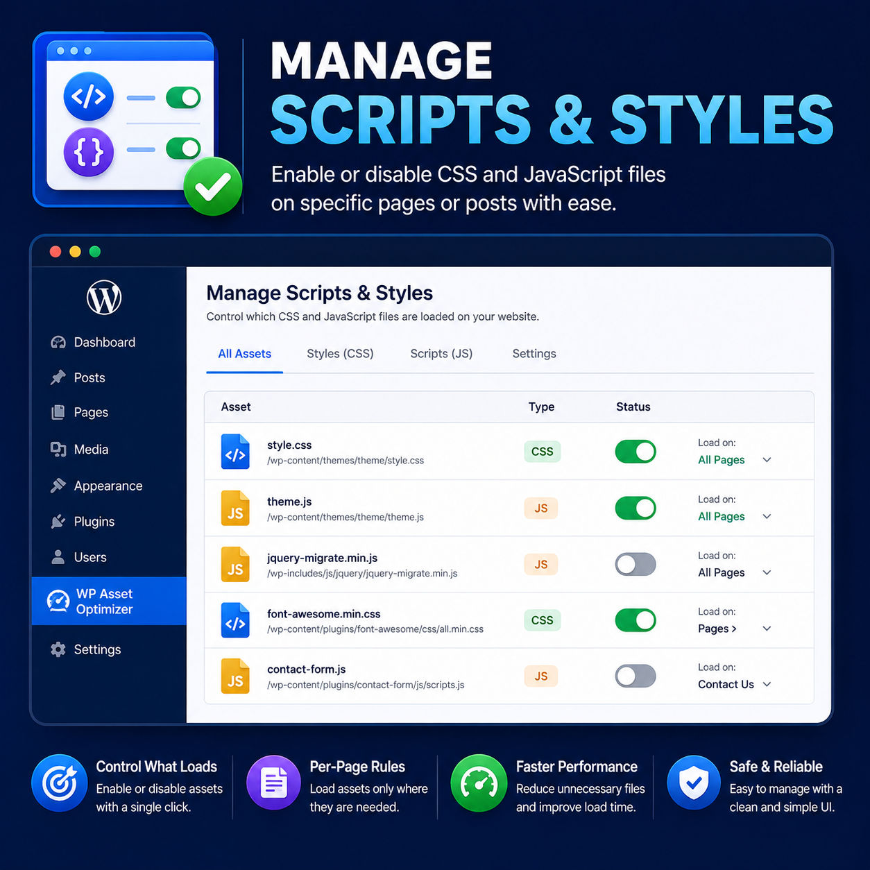 Script Management Dashboard
