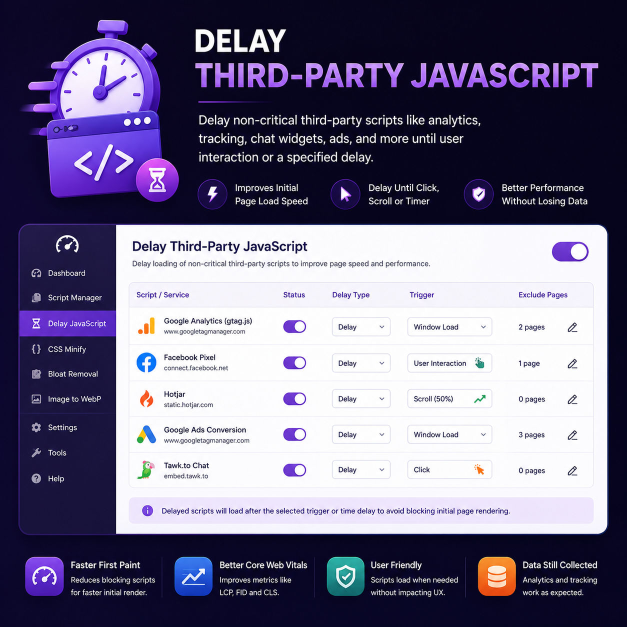 Script Delay Configuration