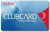 Tesco Clubcard loyalty card