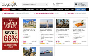 Preview 5 of the Buyagift website